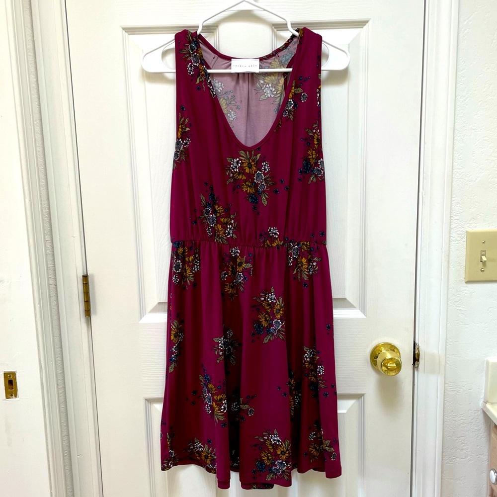 Comfortable summer knit dress.